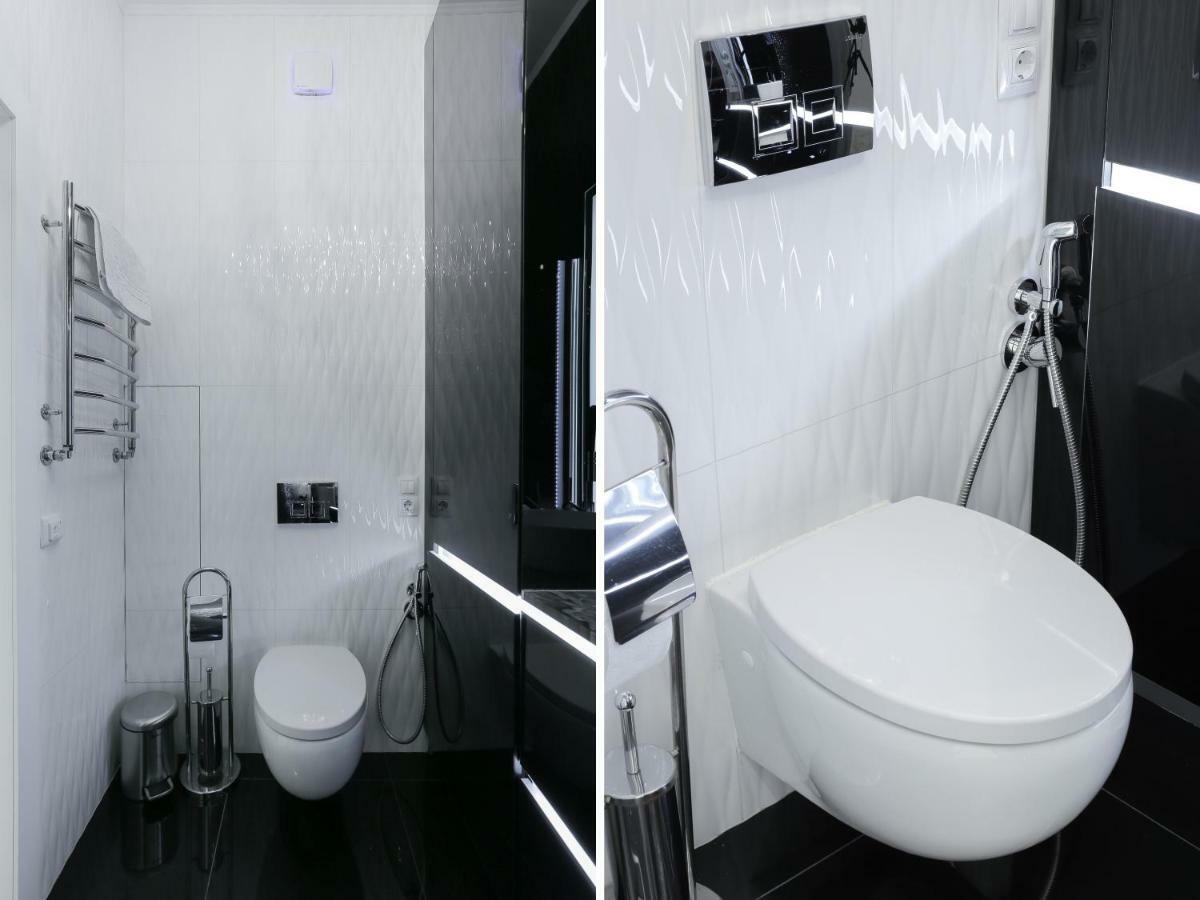 Black&White Apartment In Smart Plaza Kiew Exterior foto